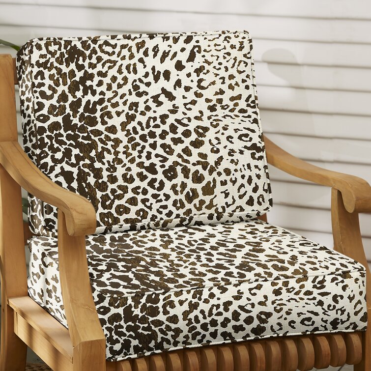 Leopard discount chair cushions